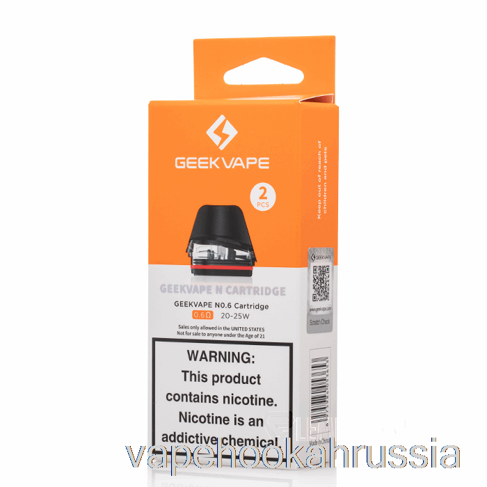 Vape Russia Geek Сменные капсулы Vape N 0,6 Ом